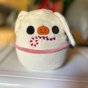 Squishmallow with Pumpkin and Candy Cane